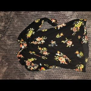BLACK FLORAL DRESS